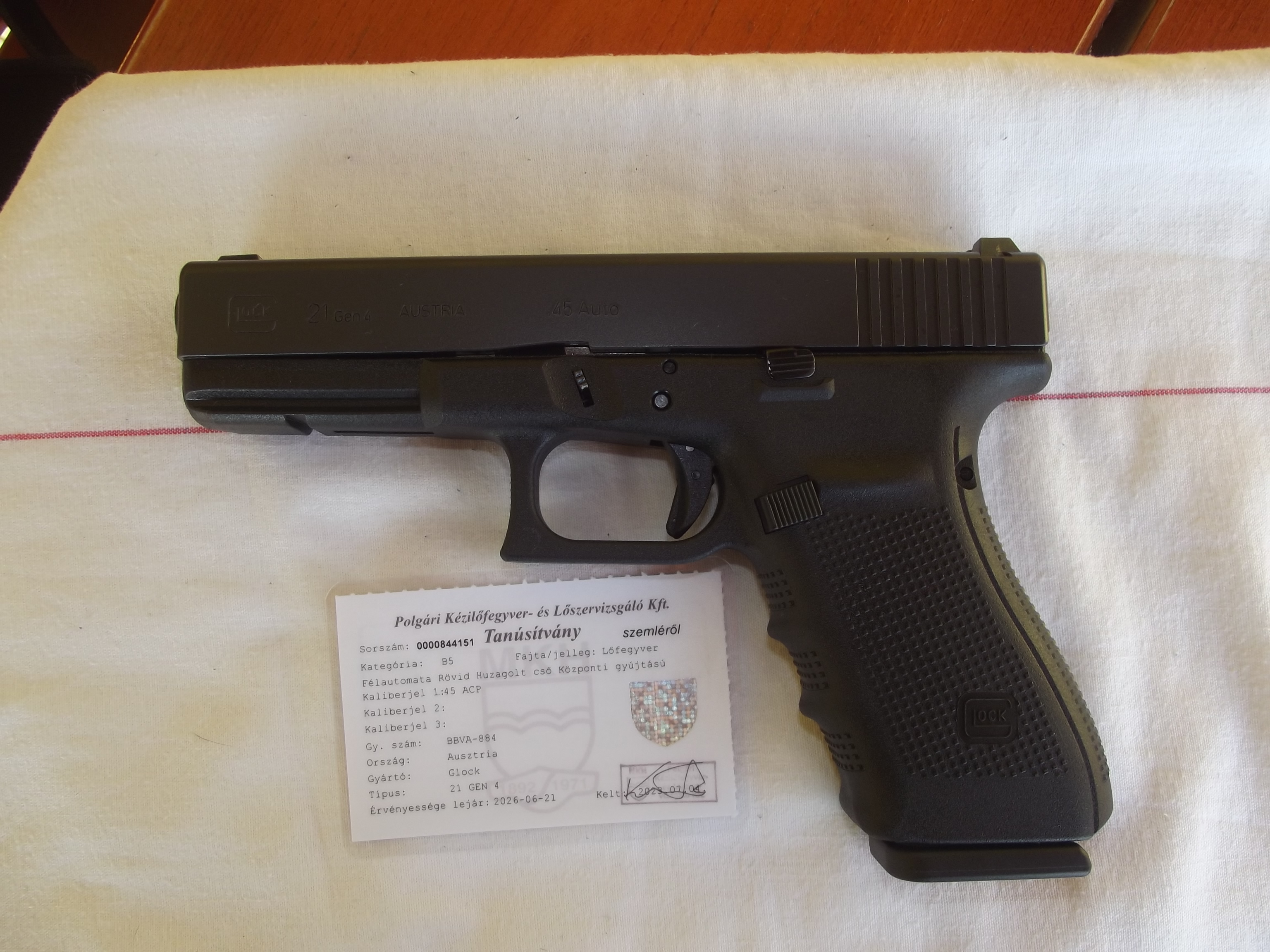 Glock 21 Gen 4