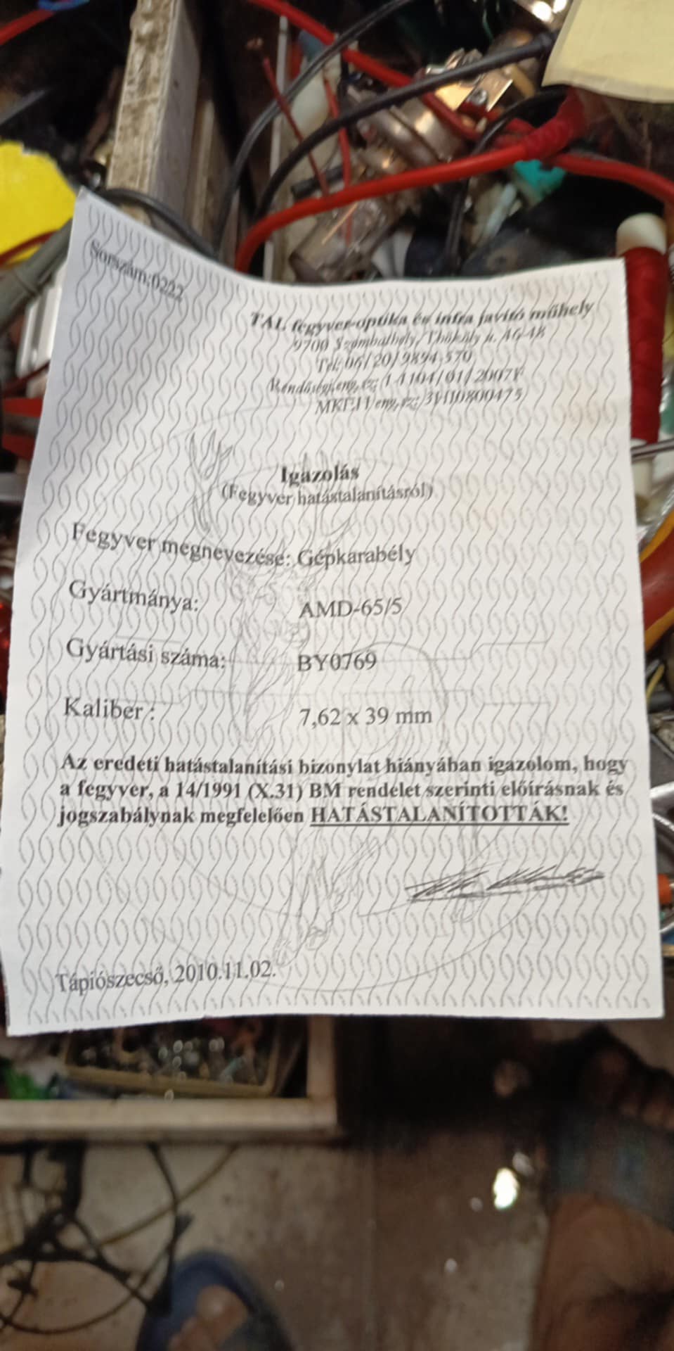 Hatás talanitot Àmd 45