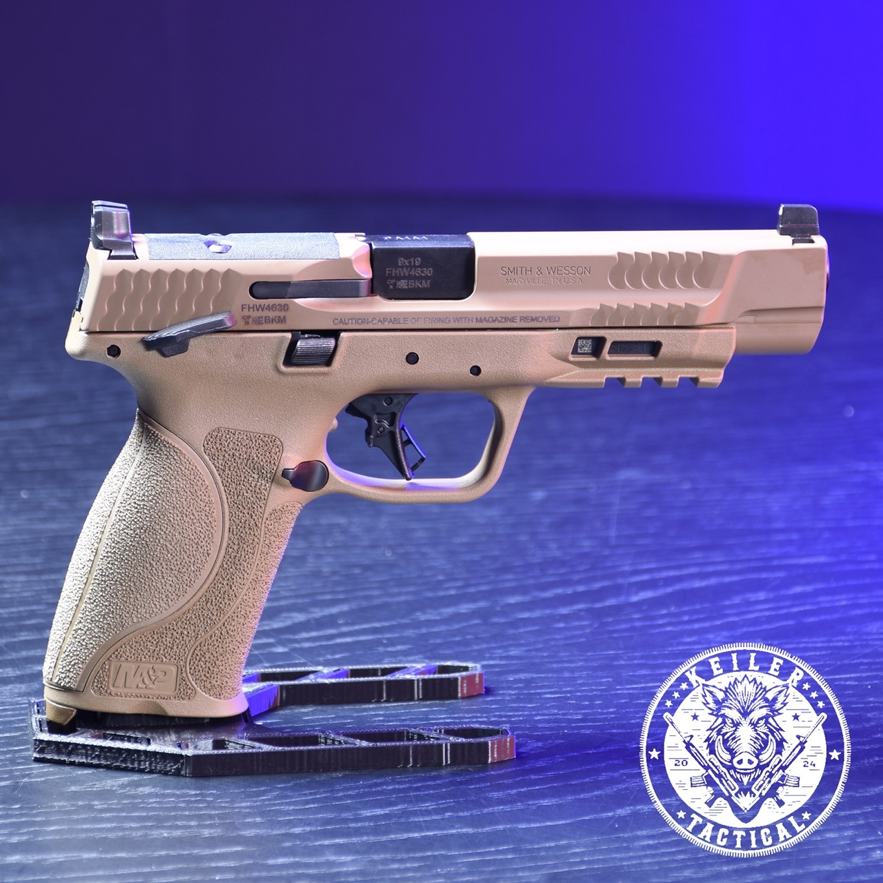 Smith &amp; Wesson M&amp;P 9 M2.0 Optics Ready NT, Flat Trigger, FDE