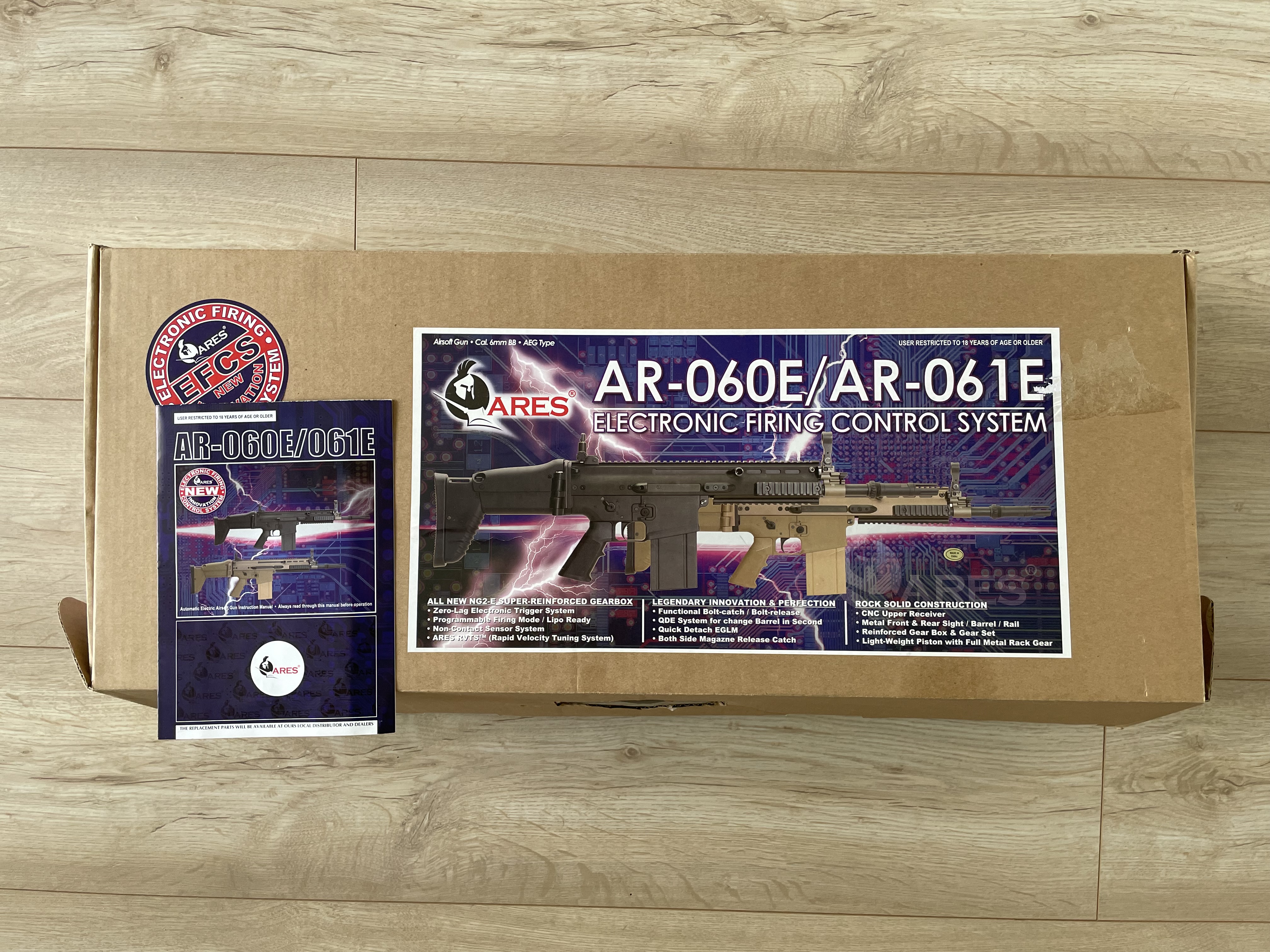 ARES AR-060E SCAR-H, teljesen új, MOSFET/EFCS, 2 LiPo, erősebb rugó / AR-15 váltás miatt