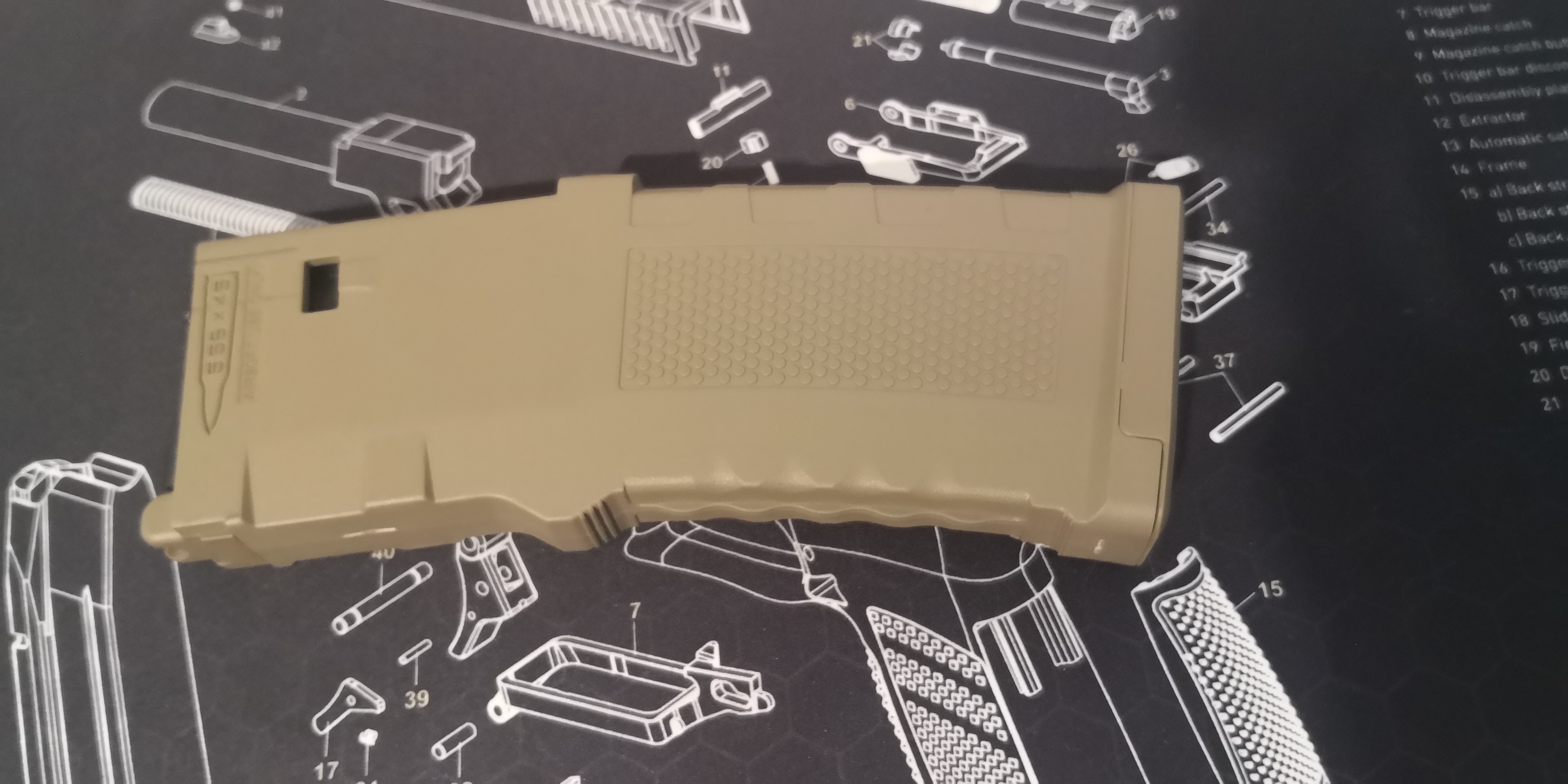 Double Eagle gbbr green gas tár MWS system