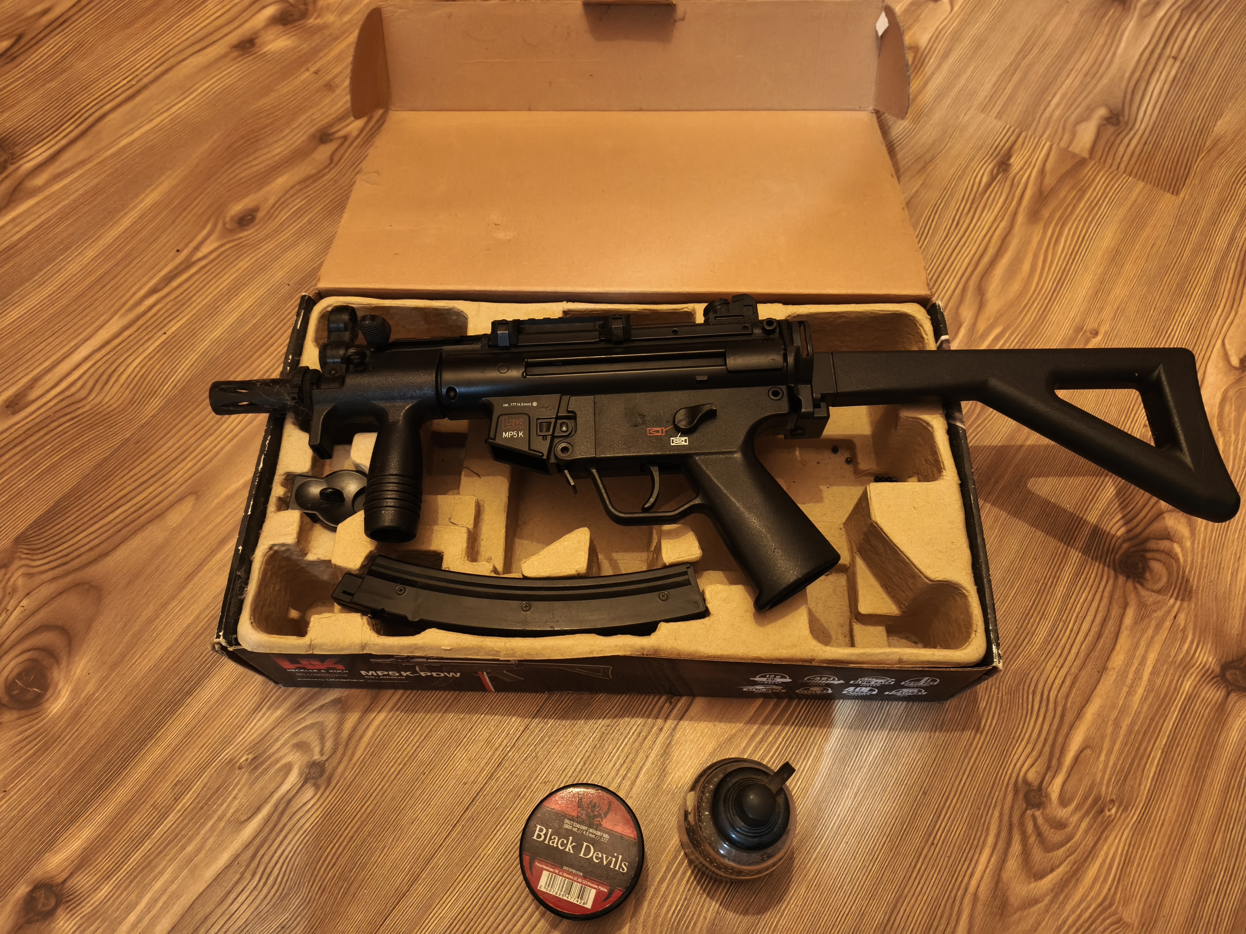 Umarex Heckler &amp; Koch MP5 K-PDW – 4,5mm CO2 Légfegyver (Blowback)
