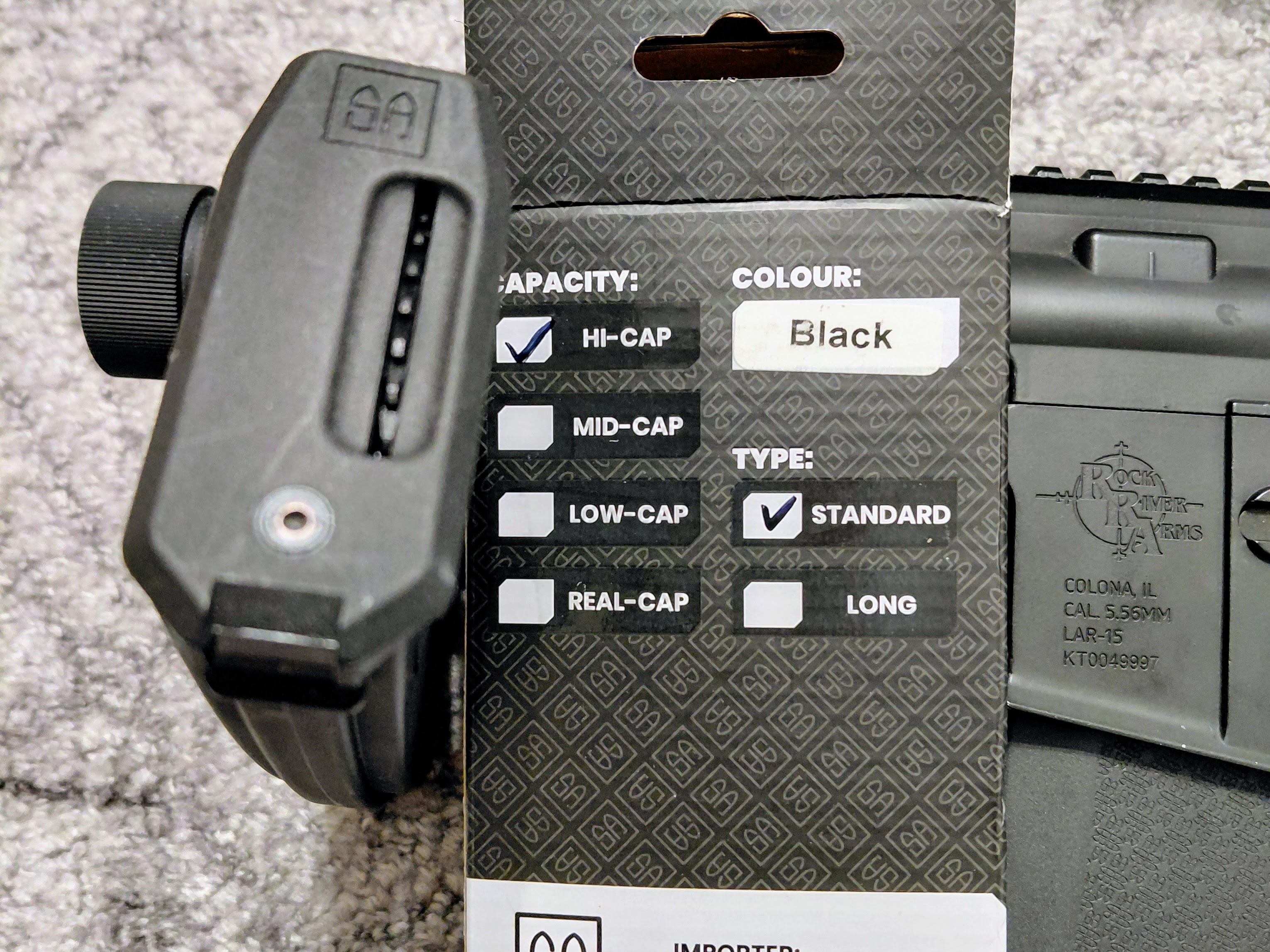 Specna Arms RRA SA-E18 EDGE teljes csomag, játékra kész